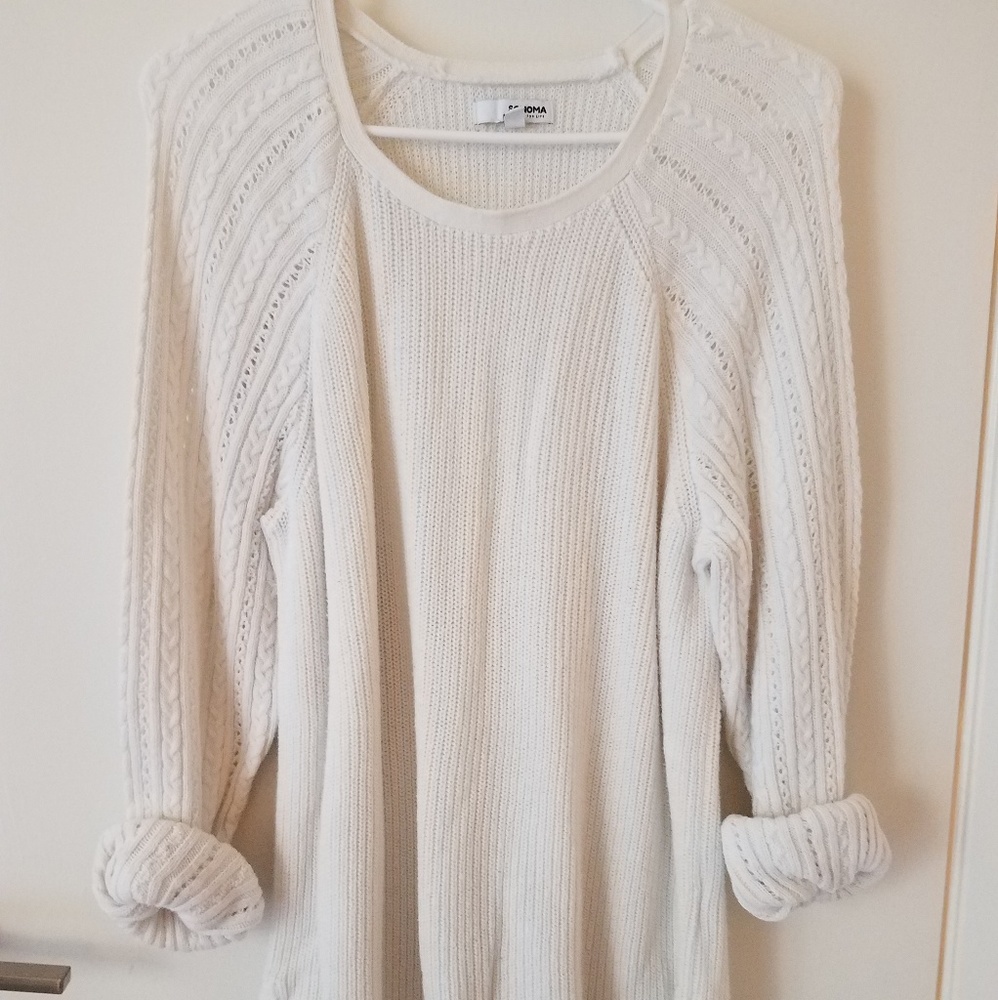 Comfy White Sweater